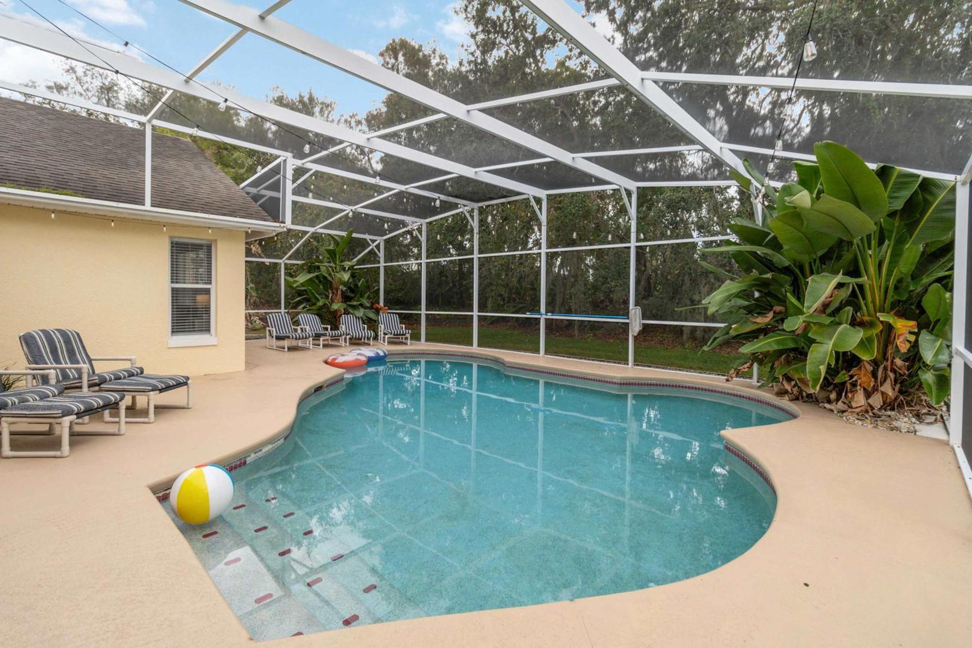 Beautiful House Pool Game